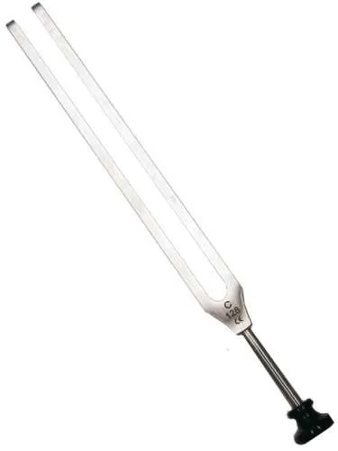 Geschenk-Set m.gravierterStimmgabel c128 Hz nach Lucae für Ohrenärzte