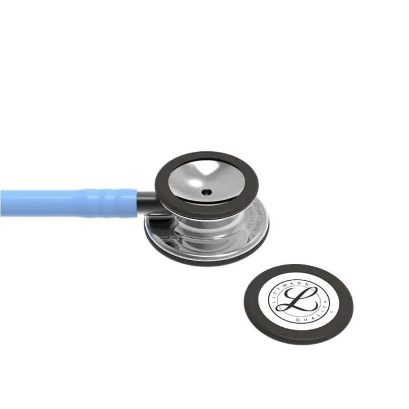 3M™ Littmann® Classic III - Mirror Finish / Hellblau Schlauch / Smoke Schlauchanschluss / Smoke Ohrbügel 3M™ Littmann® Classic III - Mirror Finish / Hellblau Schlauch / Smoke Schlauchanschluss / Smoke Ohrbügel