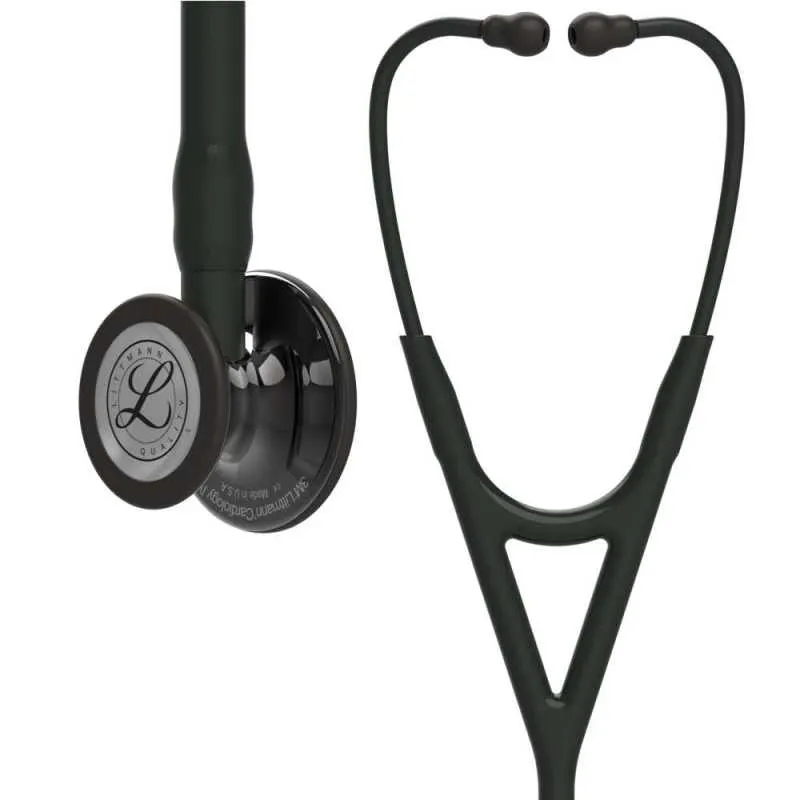 3M™ Littmann® Cardiology IV - High Polish Smoke Finish / Schlauch, Schlauchanschluss & Ohrbügel in Schwarz 3M™ Littmann® Cardiology IV - High Polish Smoke Finish / Schlauch, Schlauchanschluss & Ohrbügel in Schwarz