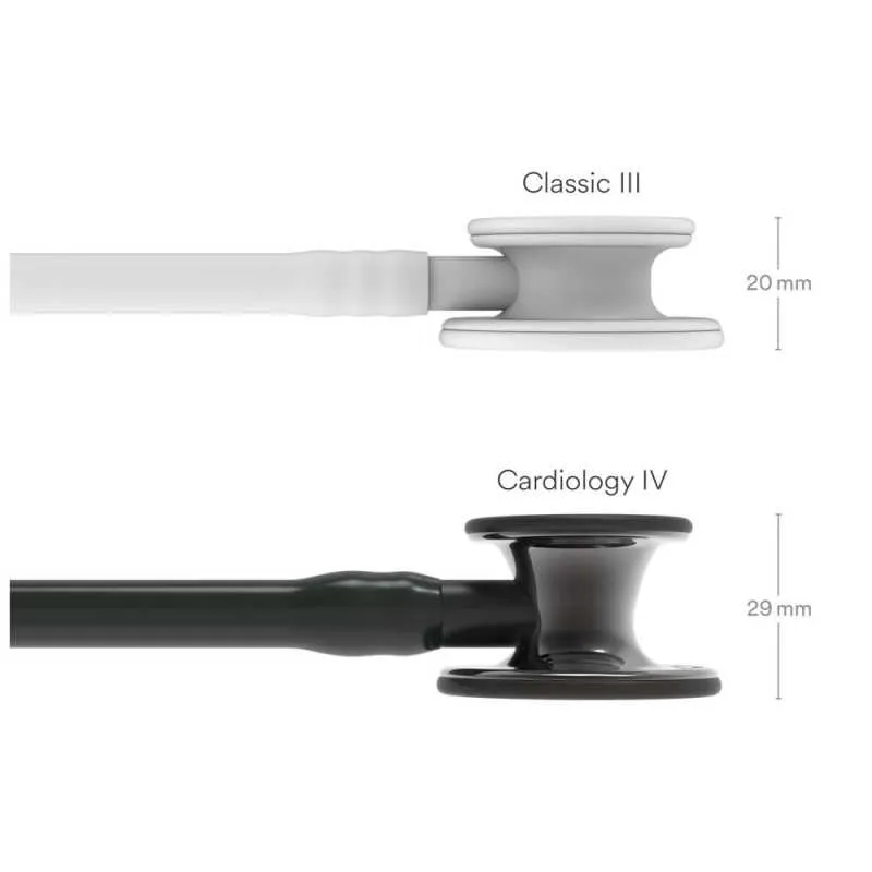 3M™ Littmann® Cardiology IV - High Polish Smoke Finish / Schlauch, Schlauchanschluss & Ohrbügel in Schwarz 3M™ Littmann® Cardiology IV - High Polish Smoke Finish / Schlauch, Schlauchanschluss & Ohrbügel in Schwarz